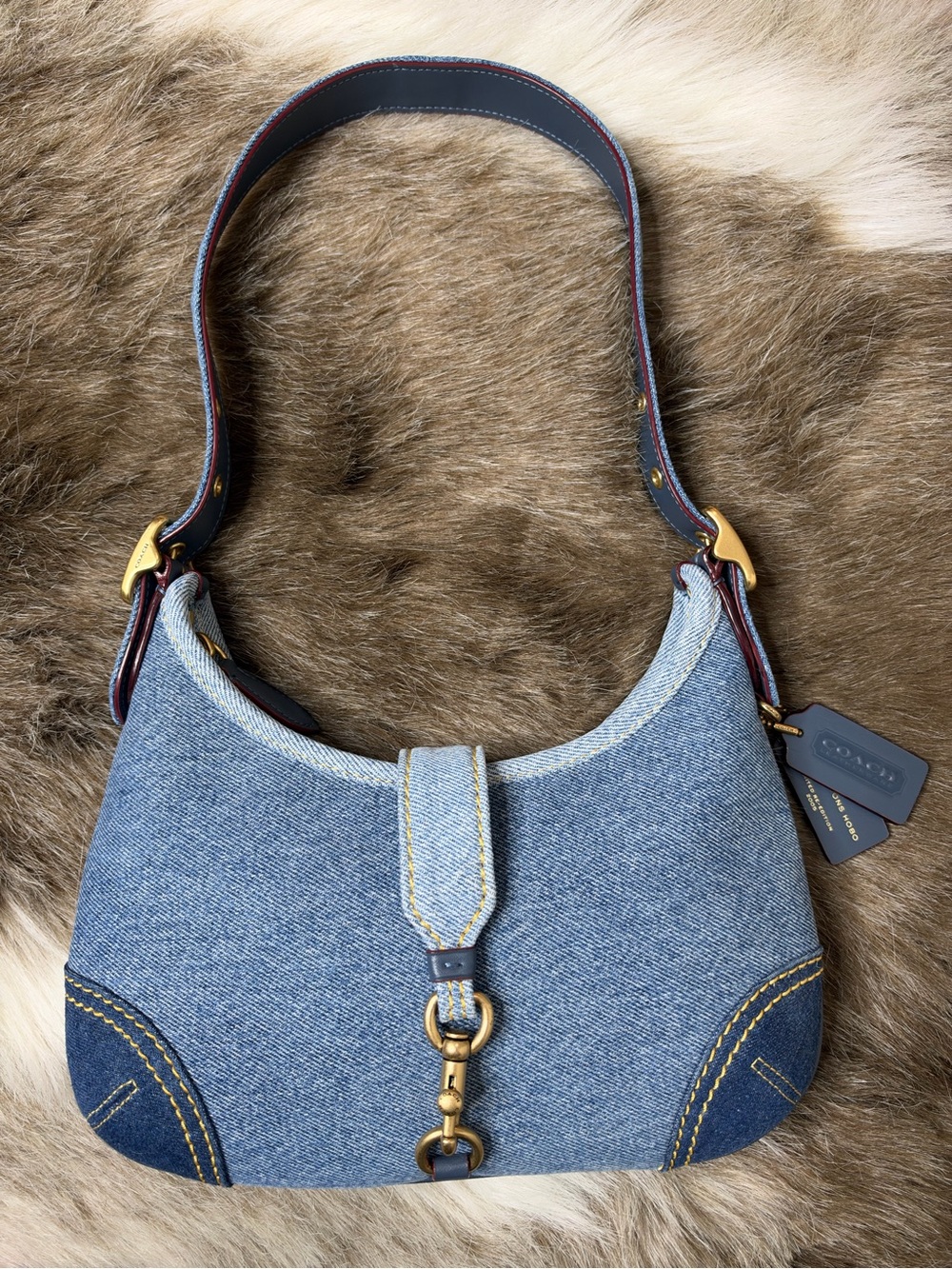 Coach Denim The Hampton’s Hobo Limited Re-Edition 2005